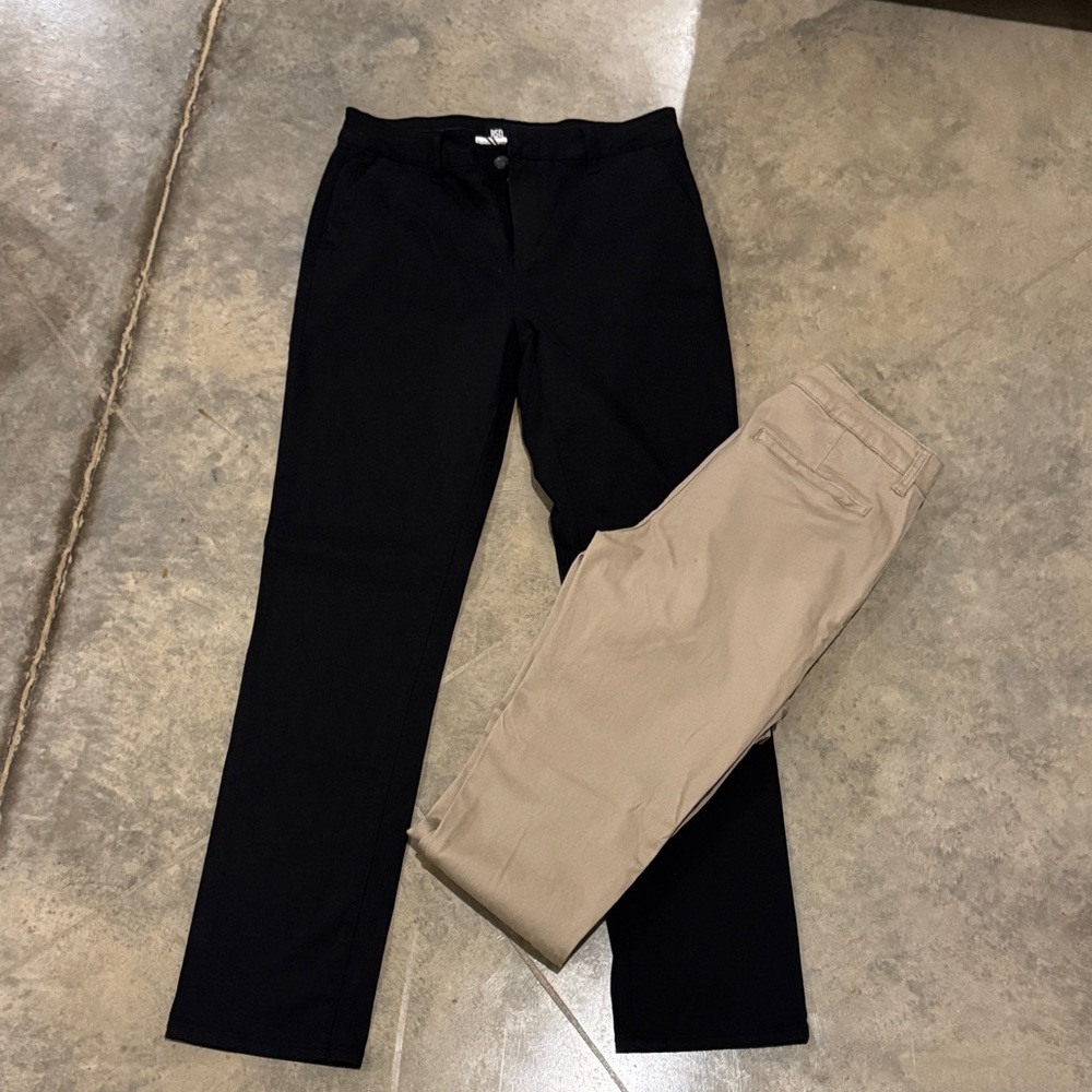 RSQ Black and Tan Chinos Versatile Classic Fit